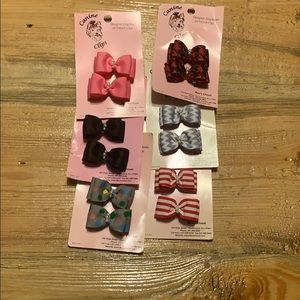 Dog bows, puppy dog hair do